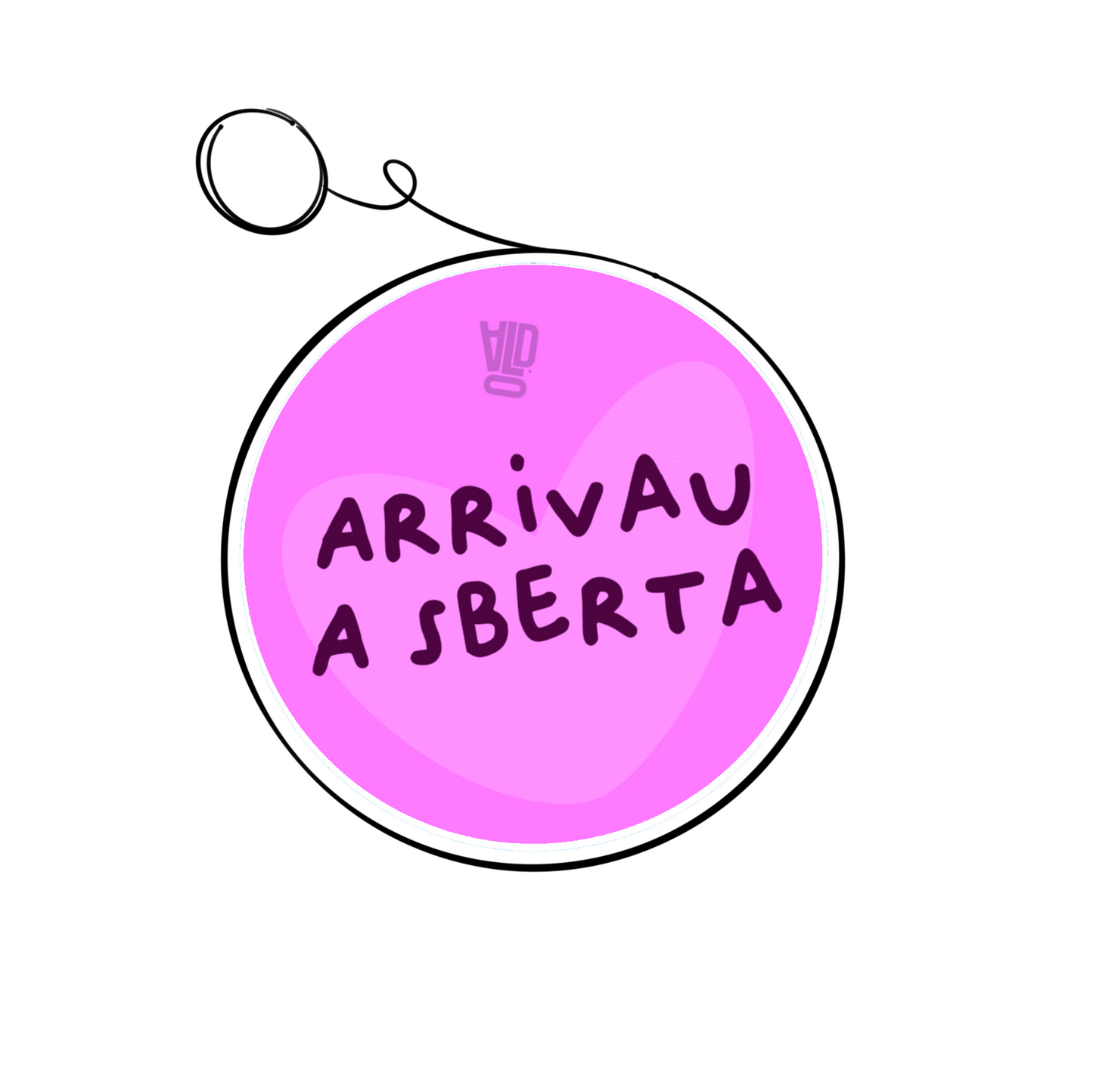 Portachiavi - Arrivau A Sberta