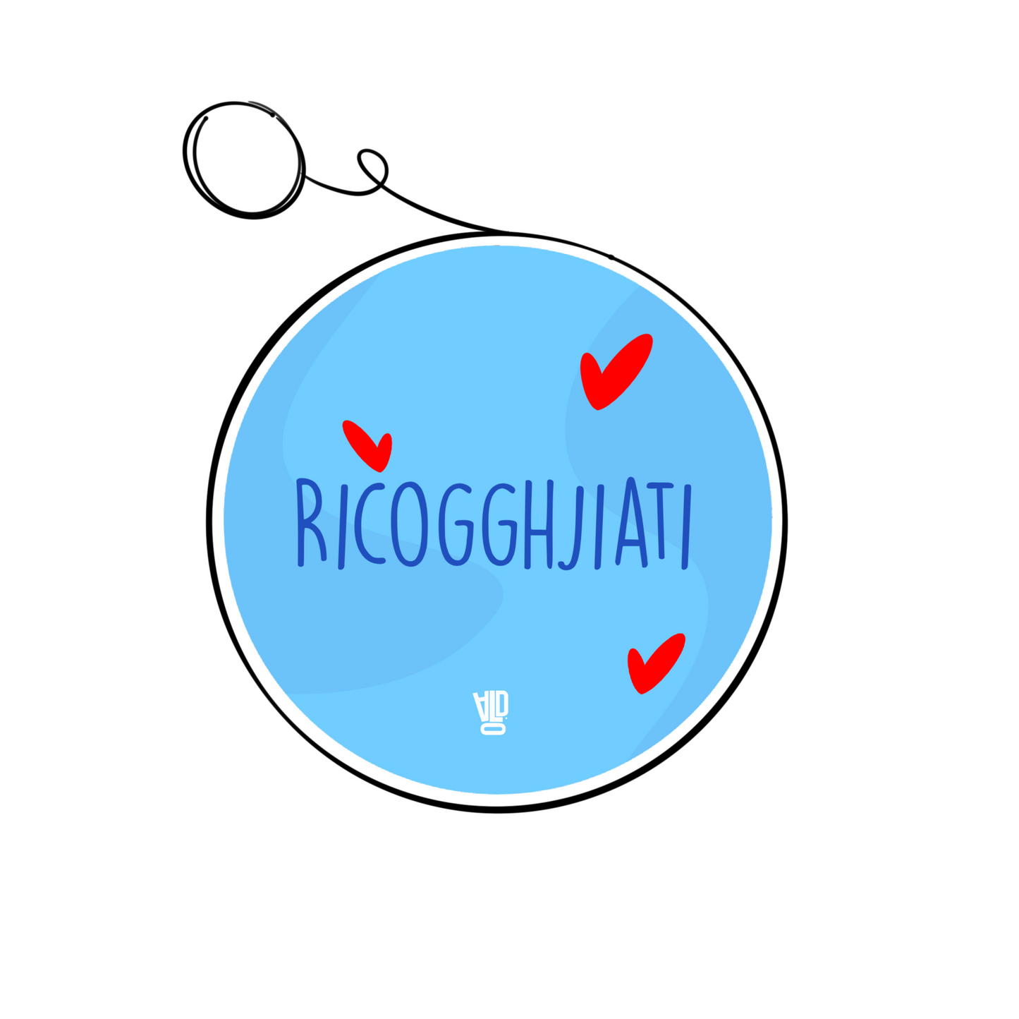 Portachiavi - Ricogghjiati ala casa