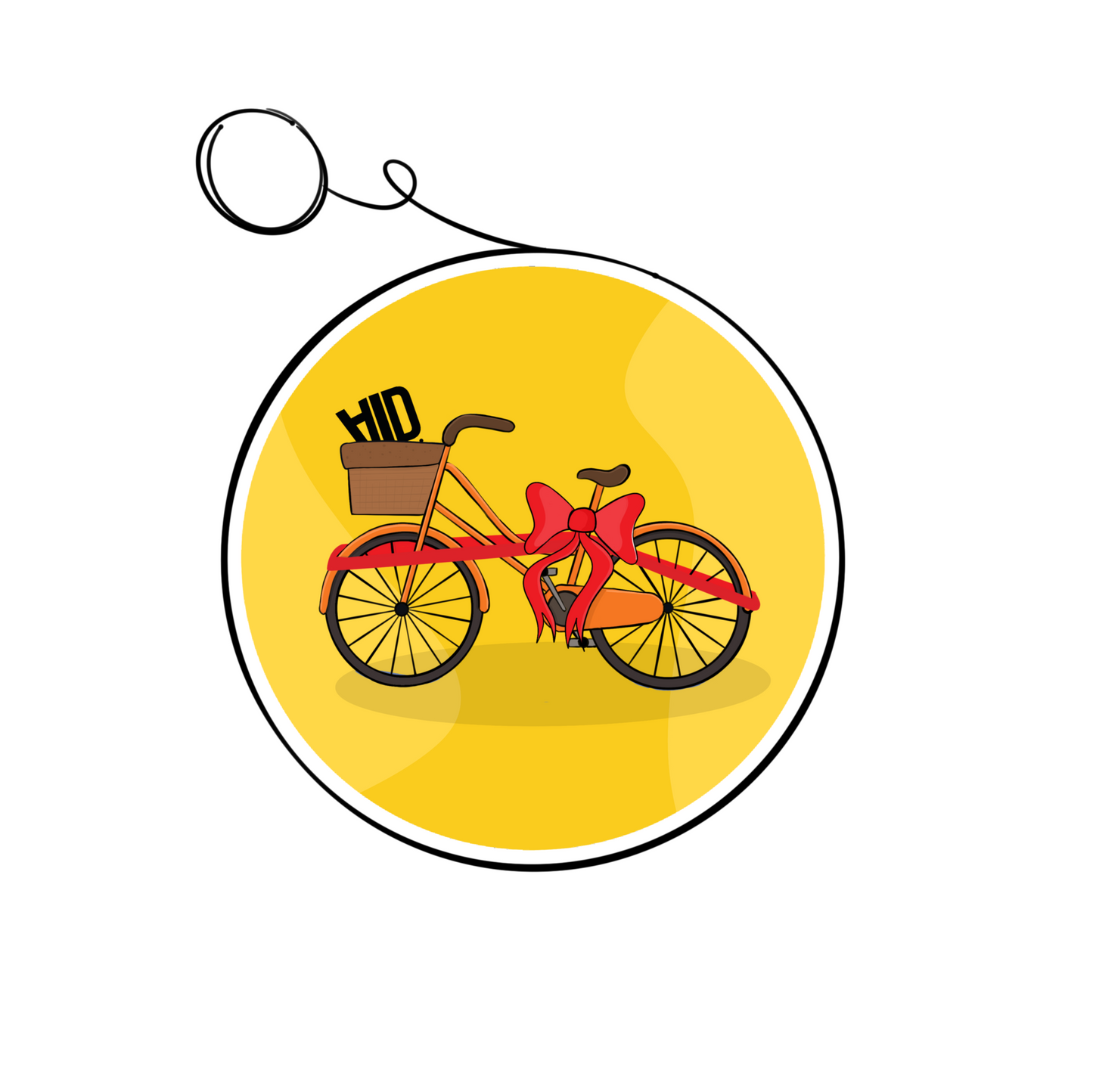 Portachiavi - 'A volisti a bicicleta