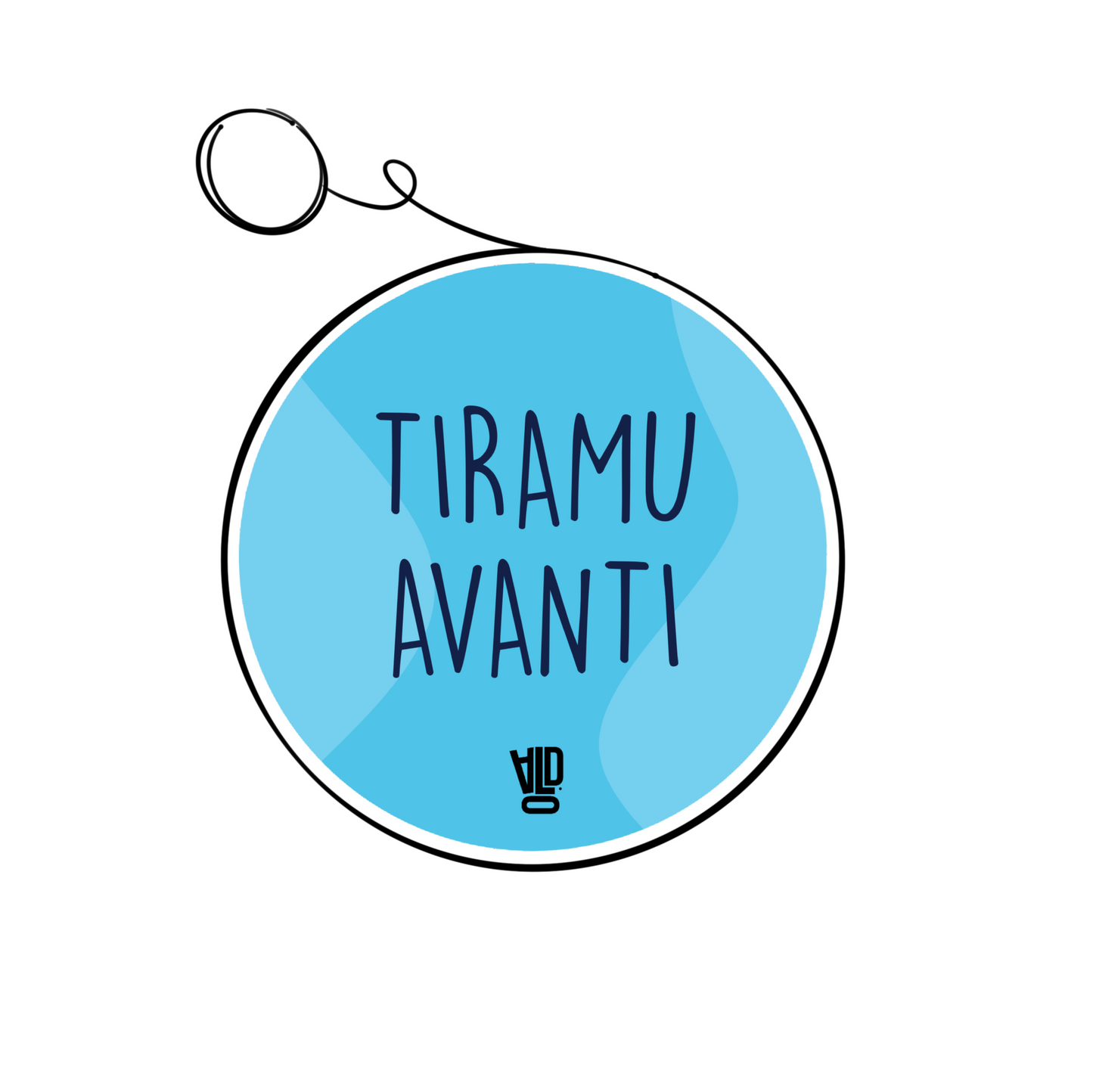 Portachiavi - Tiramu avanti