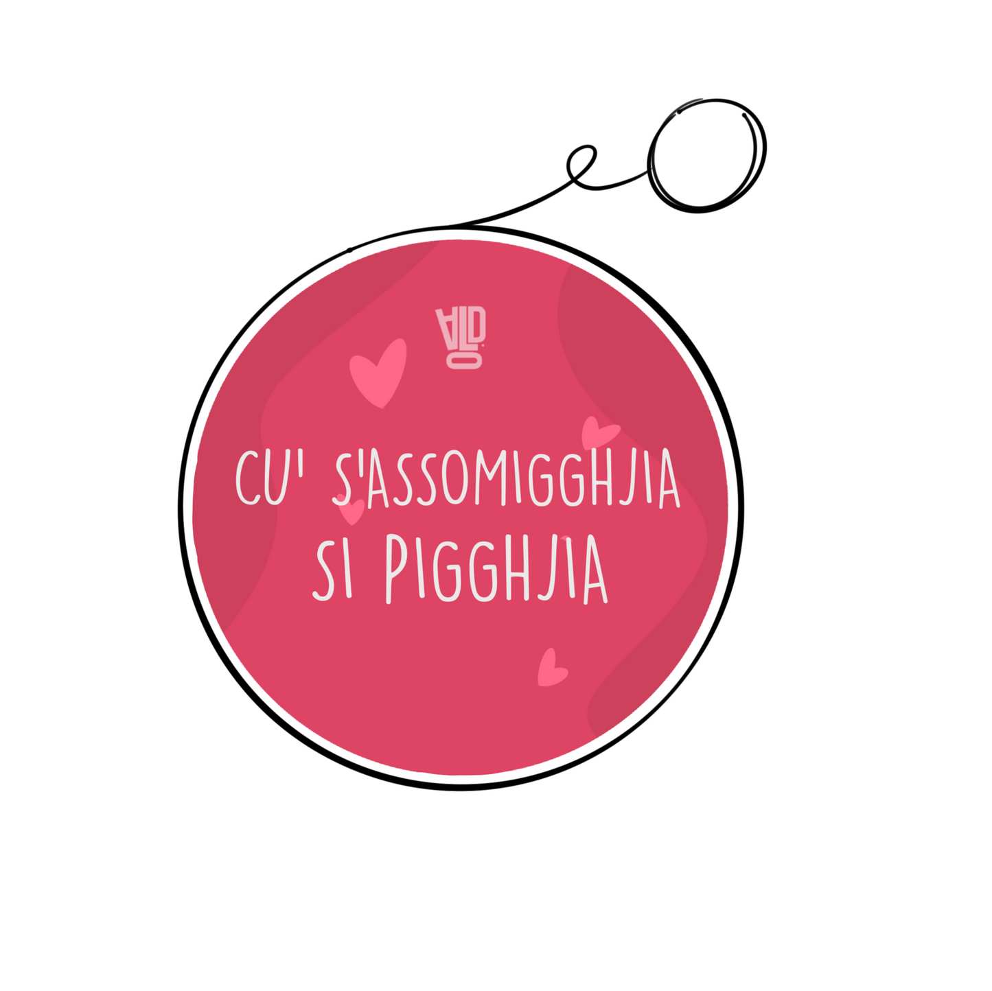 Portachiavi - Cu s'assomigghjia