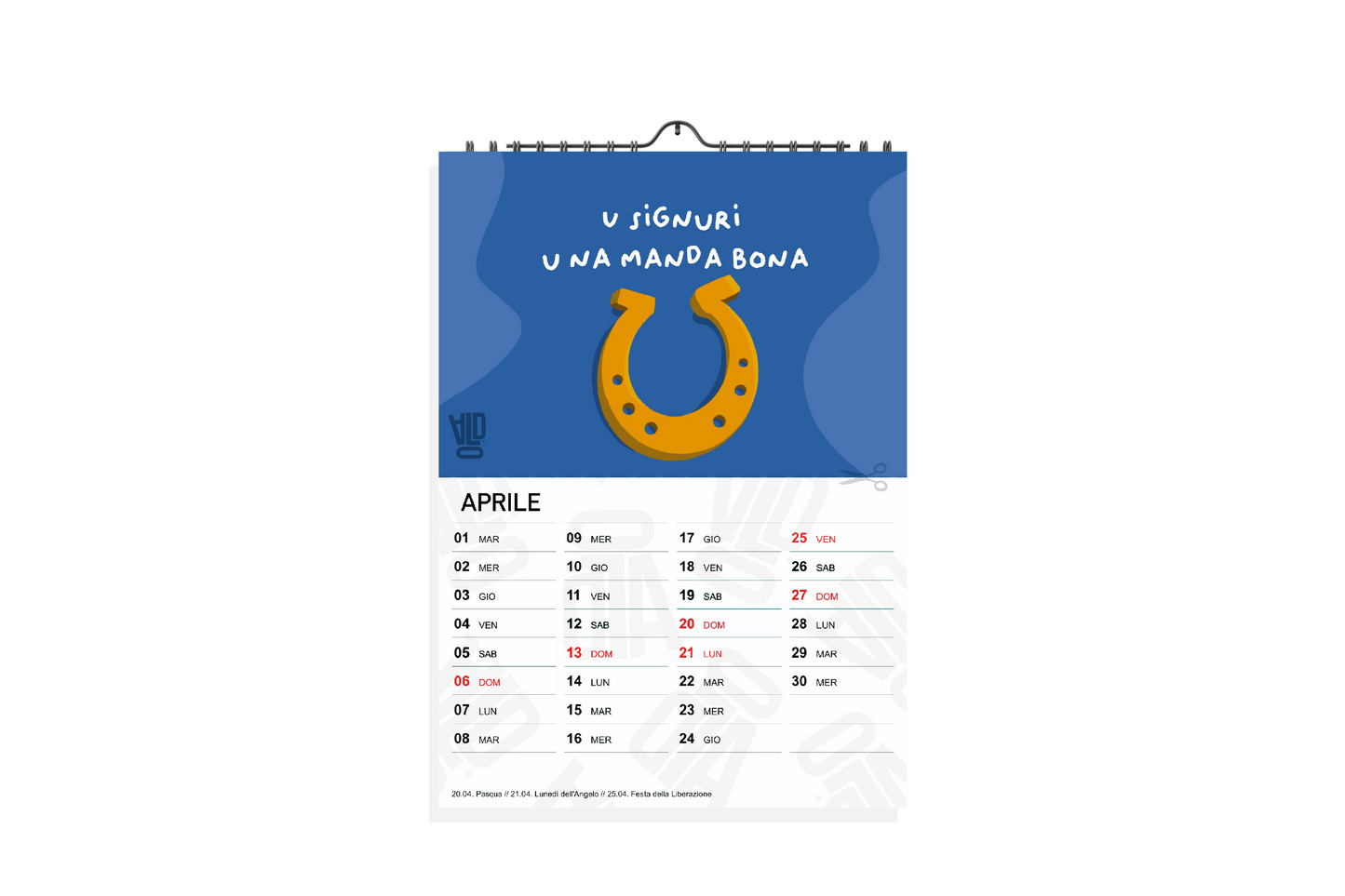 Calendario Da Parete 2025