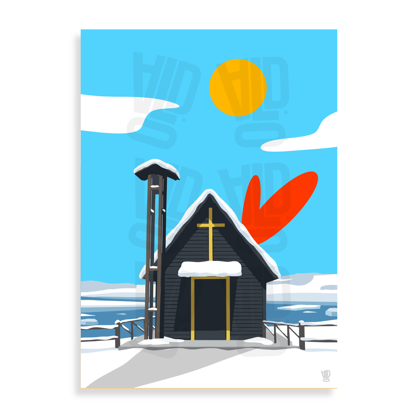 Poster - Chiesetta Di San Lorenzo - Lago Cecita